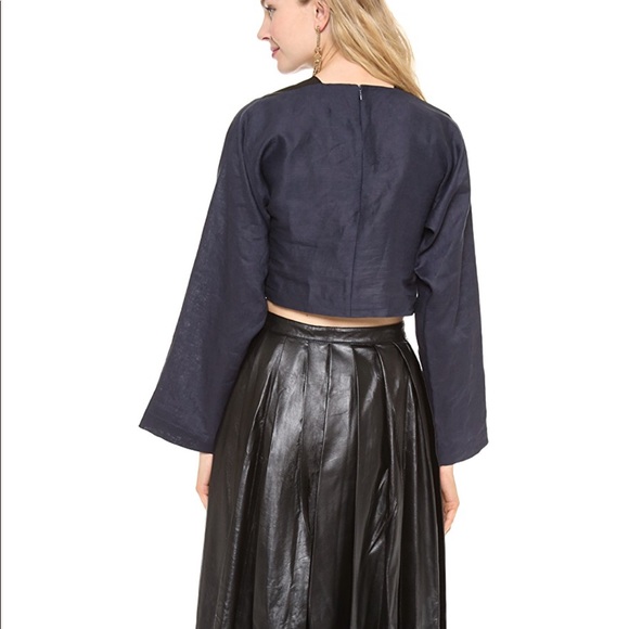 Elle Sassoon Danny Top in Navy - Picture 2 of 4